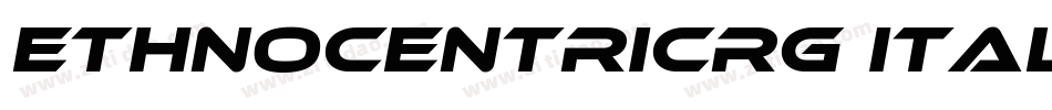 EthnocentricRg Itali字体转换